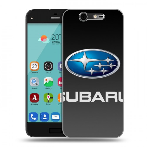 Дизайнерский силиконовый чехол для ZTE Blade S7 Subaru