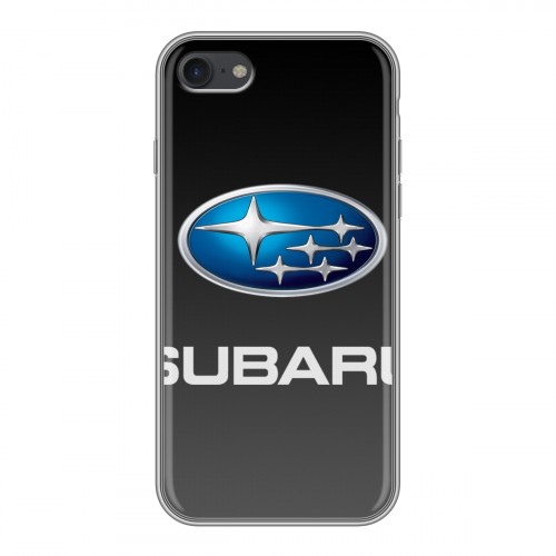 Дизайнерский силиконовый чехол для Iphone 7 Subaru