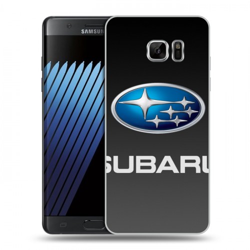 Дизайнерский пластиковый чехол для Samsung Galaxy Note 7 Subaru