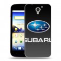 Дизайнерский пластиковый чехол для ZTE Blade A510 Subaru