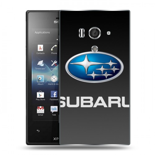 Дизайнерский пластиковый чехол для Sony Xperia acro S Subaru