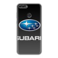 Дизайнерский силиконовый чехол для Huawei P Smart Subaru