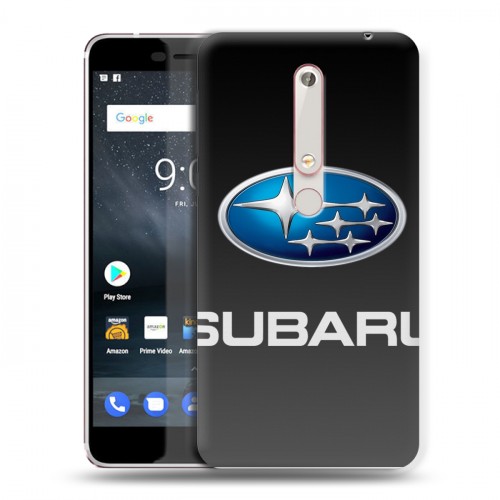 Дизайнерский пластиковый чехол для Nokia 6 (2018) Subaru