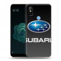 Дизайнерский силиконовый чехол для Xiaomi Mi A2 Subaru