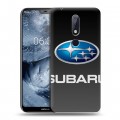 Дизайнерский пластиковый чехол для Nokia 6.1 Plus Subaru