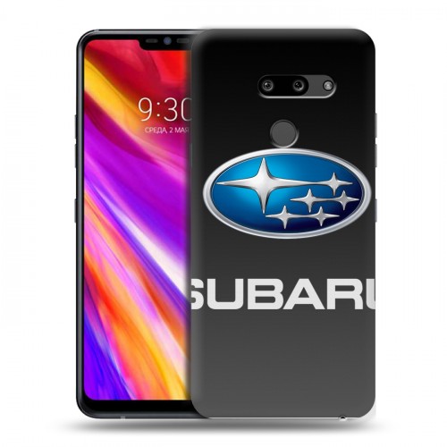 Дизайнерский пластиковый чехол для LG G8 ThinQ Subaru