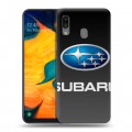 Дизайнерский силиконовый чехол для Samsung Galaxy A30 Subaru