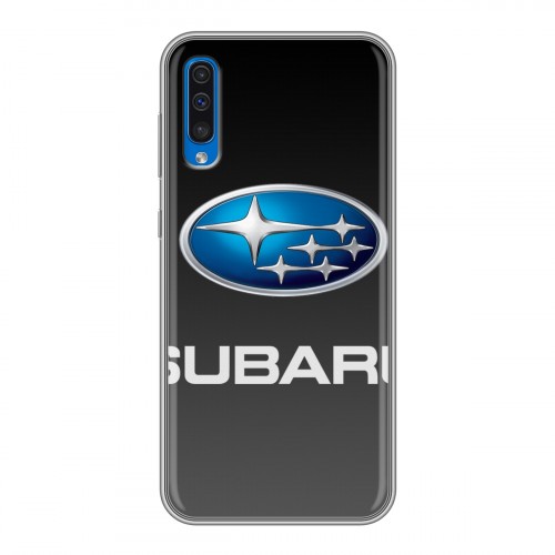 Дизайнерский силиконовый чехол для Samsung Galaxy A50 Subaru