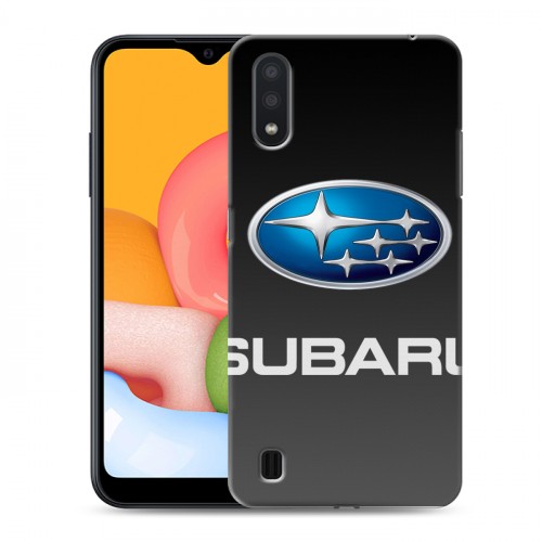 Дизайнерский силиконовый чехол для Samsung Galaxy M01 Subaru