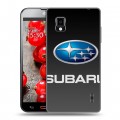 Дизайнерский пластиковый чехол для LG Optimus G Subaru