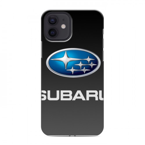 Дизайнерский силиконовый чехол для Iphone 12 Subaru