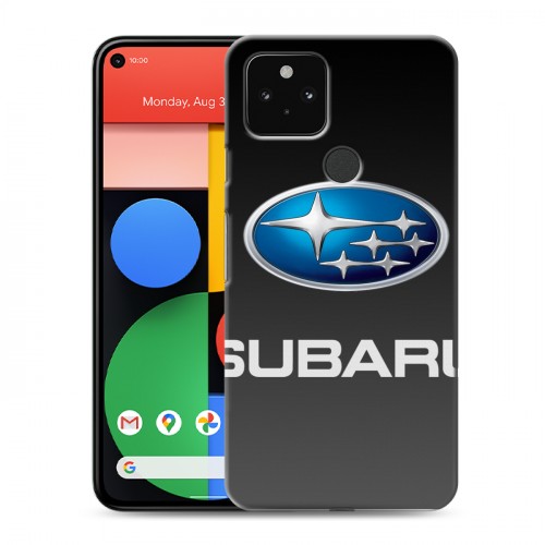 Дизайнерский пластиковый чехол для Google Pixel 5 Subaru