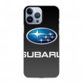 Дизайнерский силиконовый чехол для Iphone 13 Pro Max Subaru
