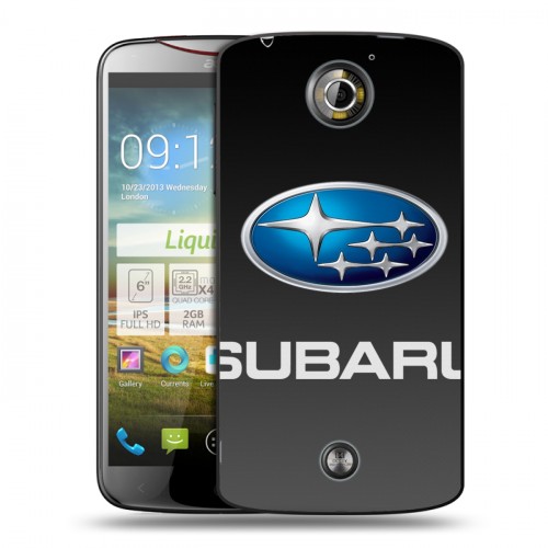 Дизайнерский пластиковый чехол для Acer Liquid S2 Subaru