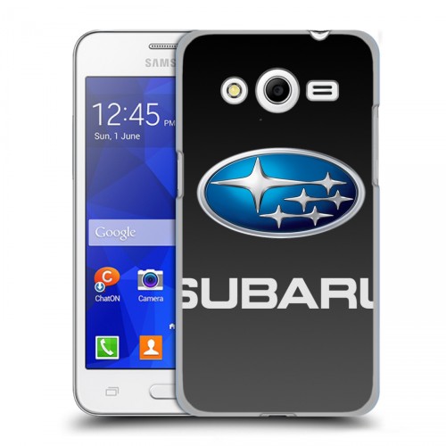 Дизайнерский пластиковый чехол для Samsung Galaxy Core 2 Subaru