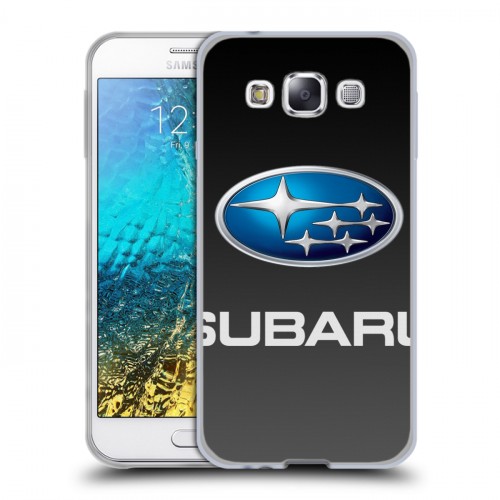 Дизайнерский пластиковый чехол для Samsung Galaxy E5 Subaru