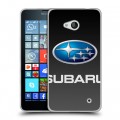 Дизайнерский пластиковый чехол для Microsoft Lumia 640 Subaru