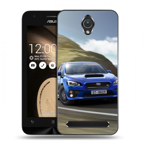 Дизайнерский пластиковый чехол для ASUS Zenfone Go Subaru