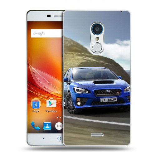 Дизайнерский пластиковый чехол для ZTE Blade X9 Subaru