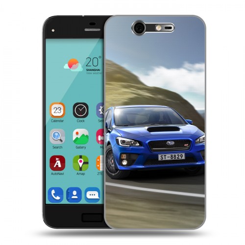 Дизайнерский силиконовый чехол для ZTE Blade S7 Subaru