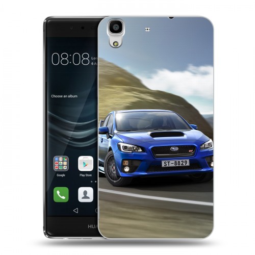 Дизайнерский пластиковый чехол для Huawei Y6II Subaru