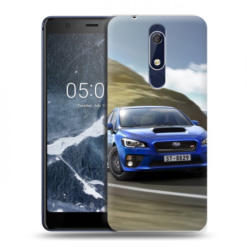 Дизайнерский пластиковый чехол для Nokia 5.1 Subaru