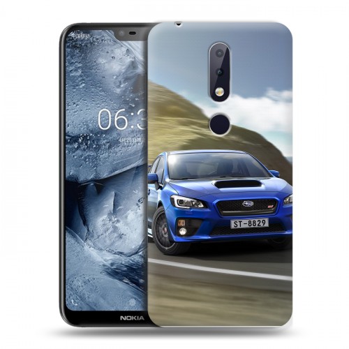 Дизайнерский пластиковый чехол для Nokia 6.1 Plus Subaru