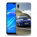 Дизайнерский пластиковый чехол для Huawei Y6 (2019) Subaru