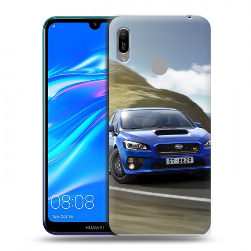 Дизайнерский пластиковый чехол для Huawei Y6 (2019) Subaru