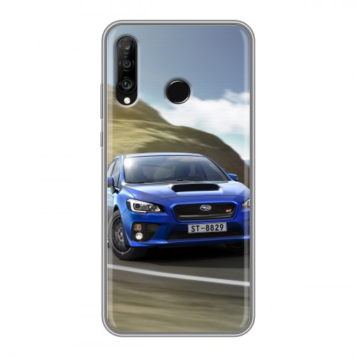 Дизайнерский силиконовый чехол для Huawei P30 Lite Subaru