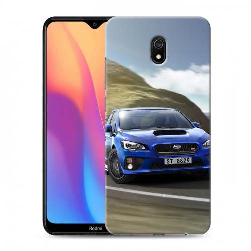 Дизайнерский силиконовый с усиленными углами чехол для Xiaomi RedMi 8A Subaru