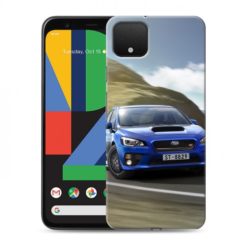 Дизайнерский пластиковый чехол для Google Pixel 4 Subaru