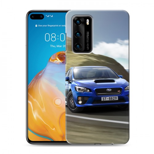 Дизайнерский пластиковый чехол для Huawei P40 Subaru