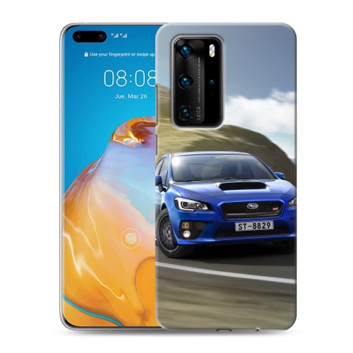 Дизайнерский пластиковый чехол для Huawei P40 Pro Subaru