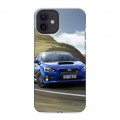 Дизайнерский силиконовый чехол для Iphone 12 Subaru