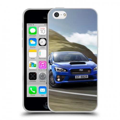 Дизайнерский пластиковый чехол для Iphone 5c Subaru