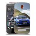 Дизайнерский пластиковый чехол для HTC Desire 500 Subaru