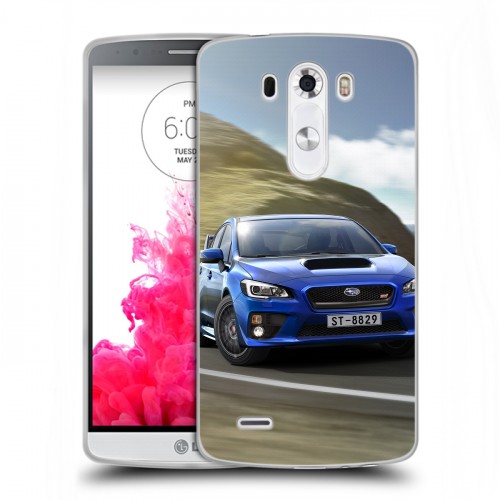 Дизайнерский пластиковый чехол для LG G3 (Dual-LTE) Subaru