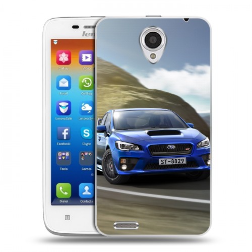 Дизайнерский пластиковый чехол для Lenovo S650 Ideaphone Subaru