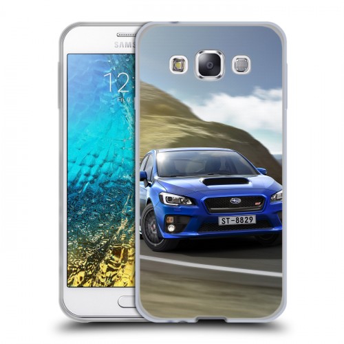 Дизайнерский пластиковый чехол для Samsung Galaxy E5 Subaru