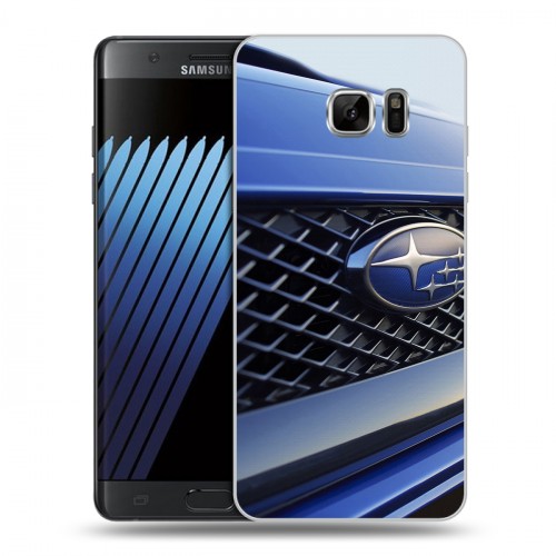 Дизайнерский пластиковый чехол для Samsung Galaxy Note 7 Subaru