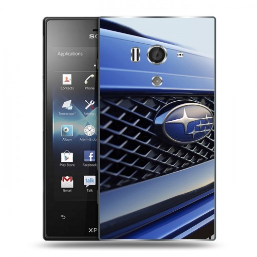 Дизайнерский пластиковый чехол для Sony Xperia acro S Subaru