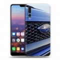 Дизайнерский силиконовый с усиленными углами чехол для Huawei P20 Pro Subaru