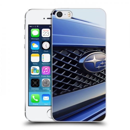 Дизайнерский пластиковый чехол для Iphone 5s Subaru