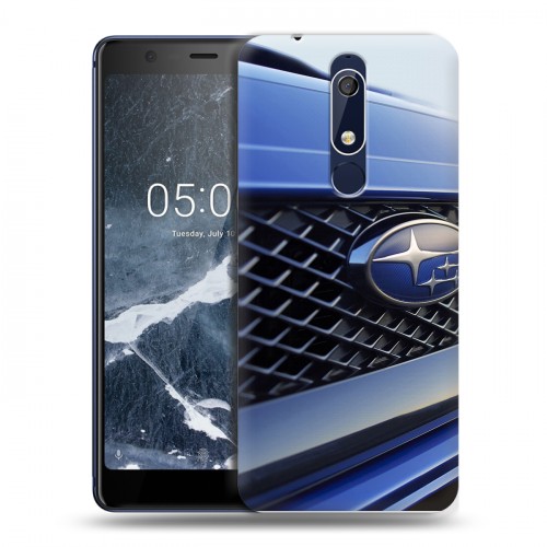 Дизайнерский пластиковый чехол для Nokia 5.1 Subaru