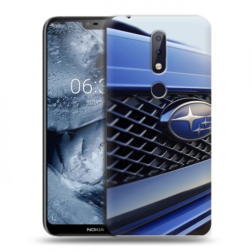 Дизайнерский пластиковый чехол для Nokia 6.1 Plus Subaru