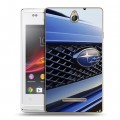 Дизайнерский пластиковый чехол для Sony Xperia E Subaru