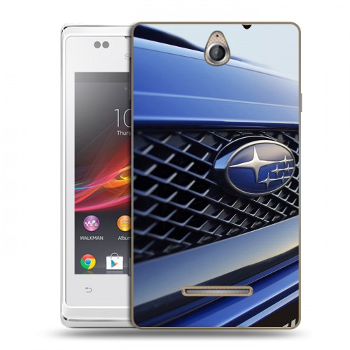 Дизайнерский пластиковый чехол для Sony Xperia E Subaru