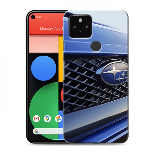 Дизайнерский пластиковый чехол для Google Pixel 5 Subaru