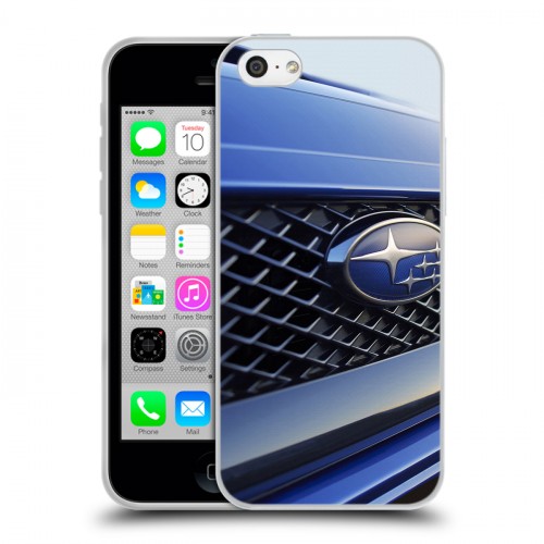 Дизайнерский пластиковый чехол для Iphone 5c Subaru